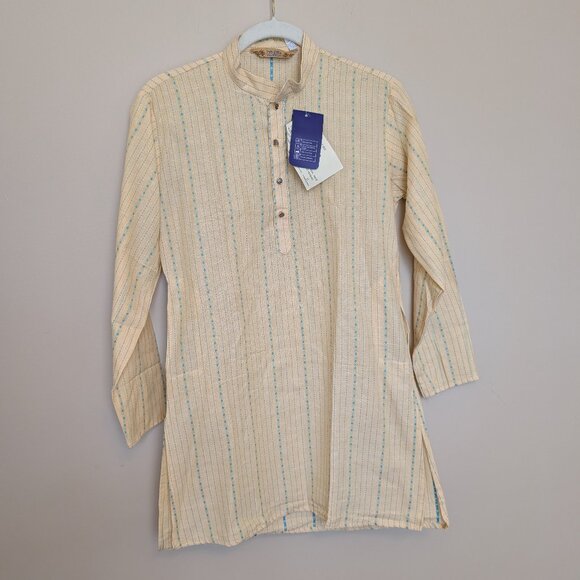 Pro Ethic Other - NWT Pro Ethic yellow and teal kurta tunic with pockets boys size 14